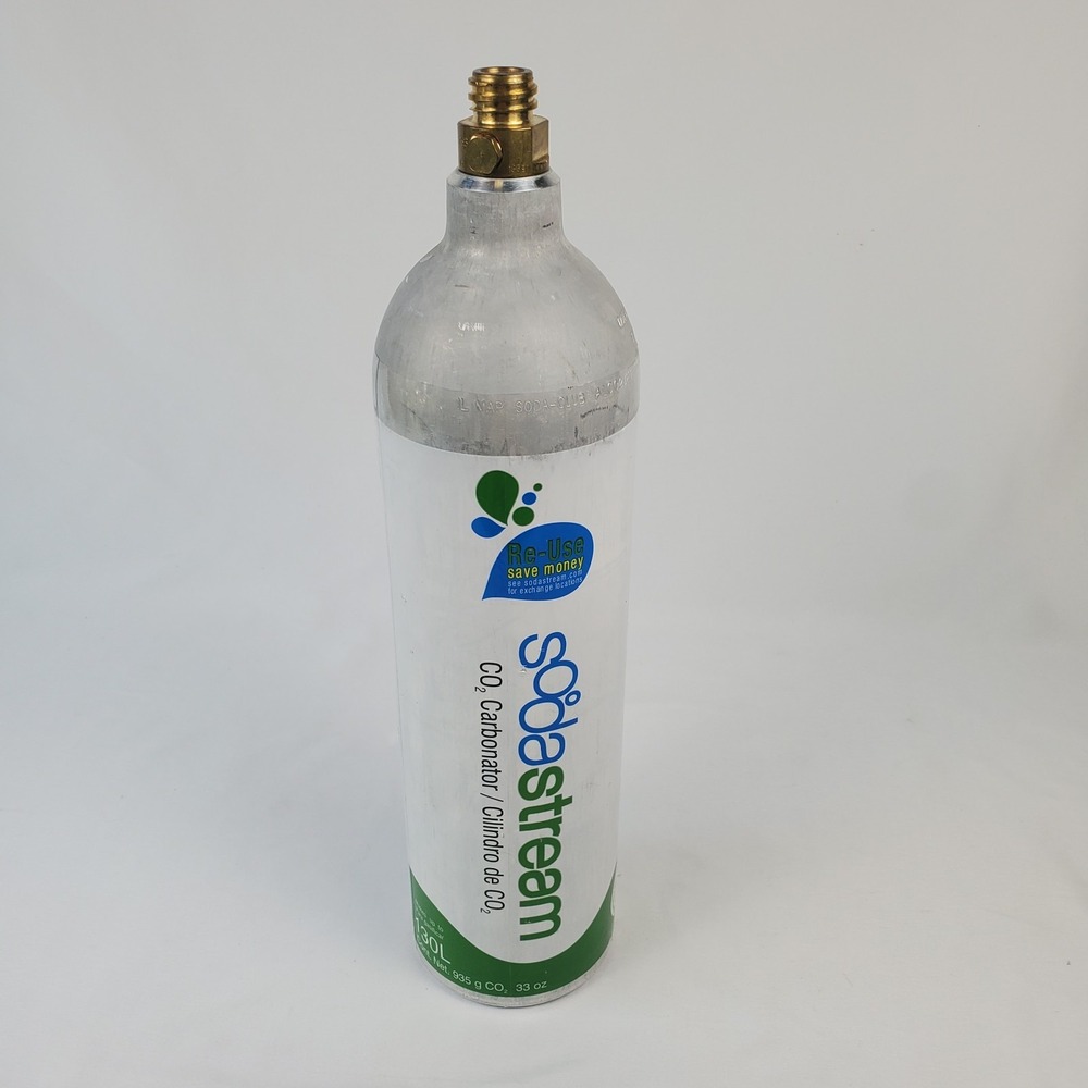 OEM Soda Stream Large Size 33oz/ 130L CO2 Cylinder Tank Bottle EMPTY